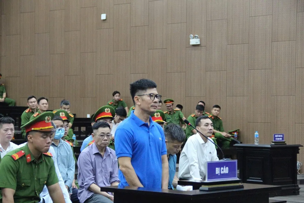 Bị cáo Nguyễn Duy Hưng tại phiên tòa. Ảnh: NAM ANH 5081.jpg