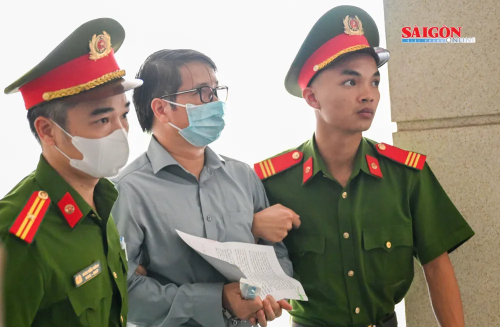 Bị cáo Phạm Thái Hà tới tòa. Ảnh: ĐỖ TRUNG DSC_0705.jpg