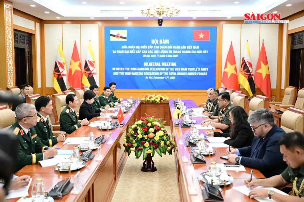 Quang cảnh buổi hội đàm. Ảnh: ĐỖ TRUNG DSC_2279.jpg