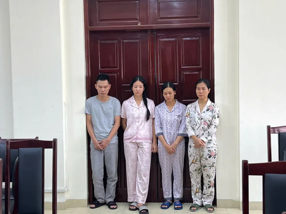 Các đối tượng trong vụ án sản xuất thịt bò giả bị can thịt giả.jpg