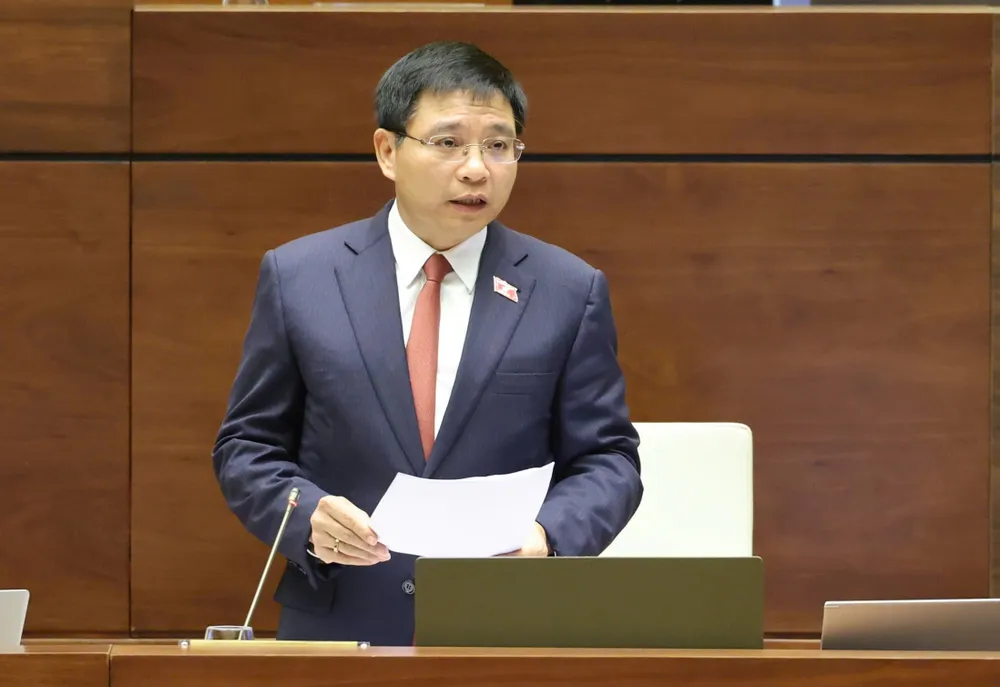 Finansminister Nguyen Van Thang. Foto: QUANG PHUC Bộ trưởng Bộ Tài chính Nguyễn Văn Thắng. Ảnh: QUANG PHÚC