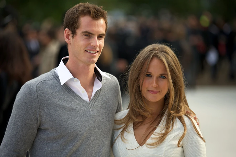 Andy Murray và vợ của mình, cô Kim Sears