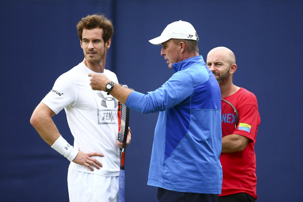 Andy Murray (trái) đã lại chia tay HLV Ivan Lendl