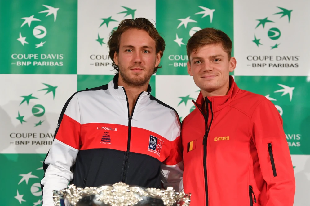 Dsvid Goffin (phải) và Lucas Pouille