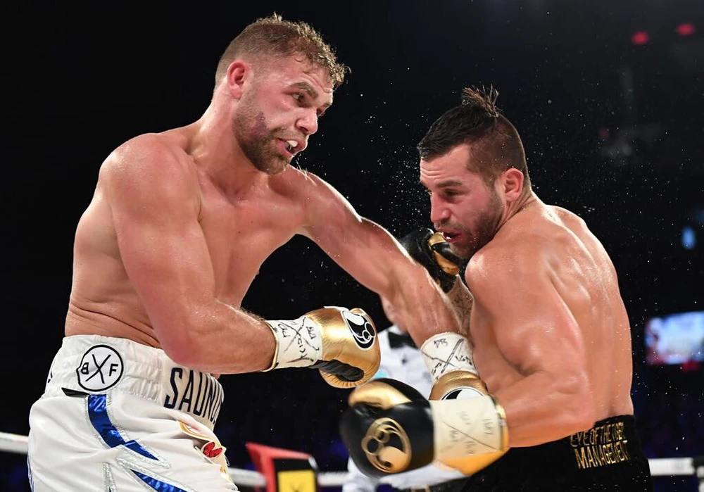 Billy Joe Saunders (trái) đánh bại David Lemieux