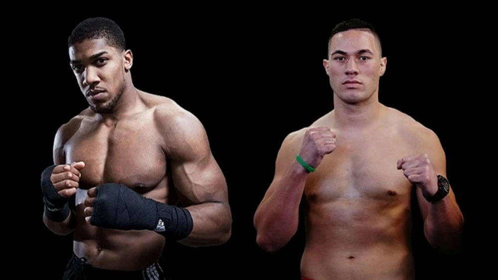 Anthony Joshua và Eddie Hearn