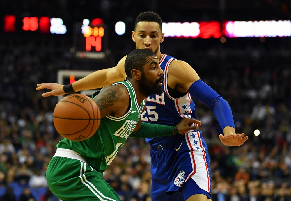 Kyrie Irving đang chơi rất hay trong màu áo của Boston Cetics