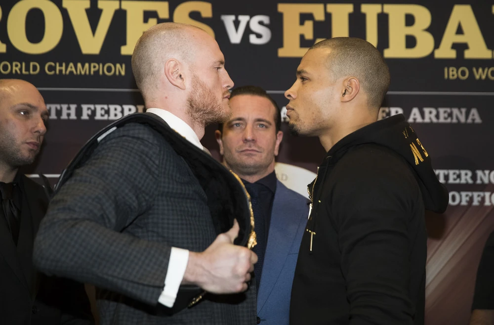 George Groves (trái) và Chris Eubank Jr