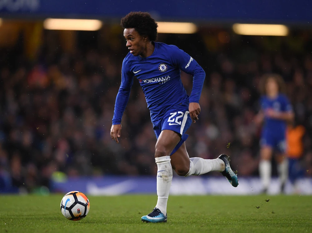 Willian suýt lập hattrick trong 2 trận gần đây