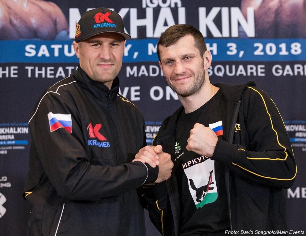 Kovalev (trái) và Mikhalkin là 2 huynh đệ ngoài đời