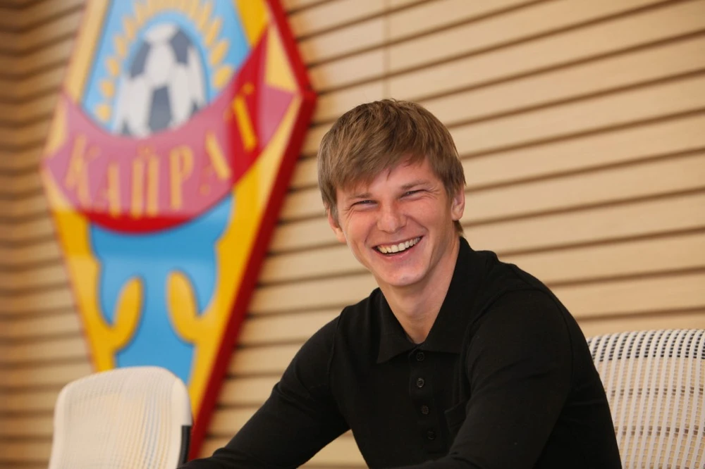 Arshavin đang đầu quân cho Kairat Almaty của Kazakhstan