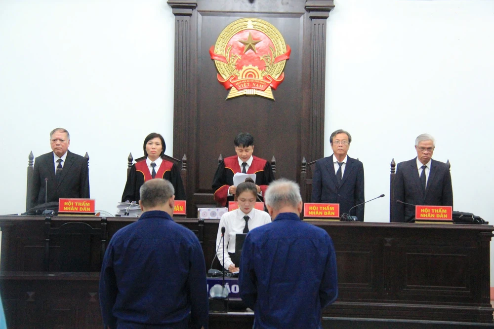 Quang cảnh phiên tòa. Ảnh: CÔNG NHÂN ảnh 1.jpg