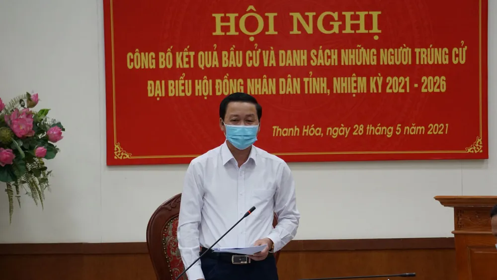 Bí thư Tỉnh ủy Thanh Hóa Đỗ Trọng Hưng tái đắc cử Chủ tịch HĐND tỉnh nhiệm kỳ 2021-2026 ảnh 2 Bí thư Tỉnh ủy Thanh Hóa Đỗ Trọng Hưng tái đắc cử Chủ tịch HĐND tỉnh nhiệm kỳ 2021-2026 ảnh 2