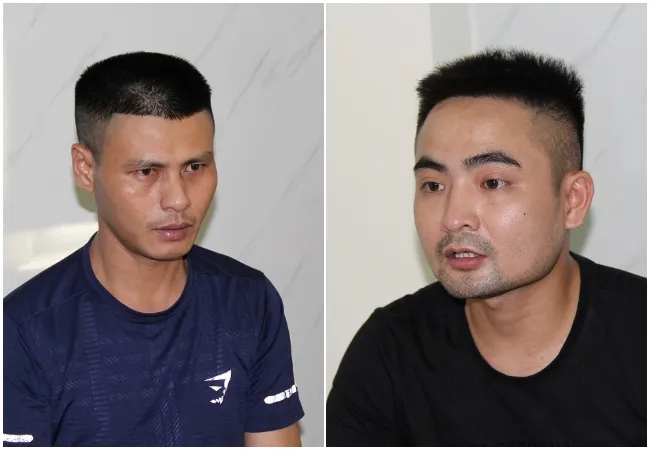 Hồ Ngọc Sao (trái) và Nguyễn Văn Thế. Ảnh: CÔNG AN NGHỆ AN Hồ Ngọc Sao (trái) và Nguyễn Văn Thế. Ảnh: CÔNG AN NGHỆ AN