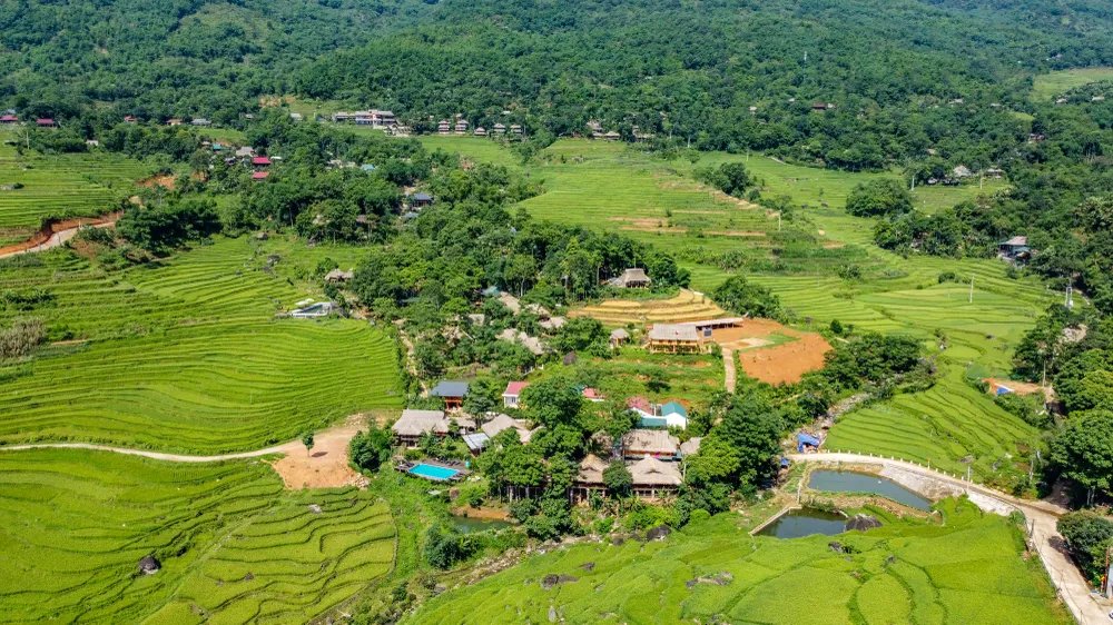 Vẻ đẹp của bản làng trên "cổng nhà trời" Pù Luông Vẻ đẹp của bản làng trên "cổng nhà trời" Pù Luông