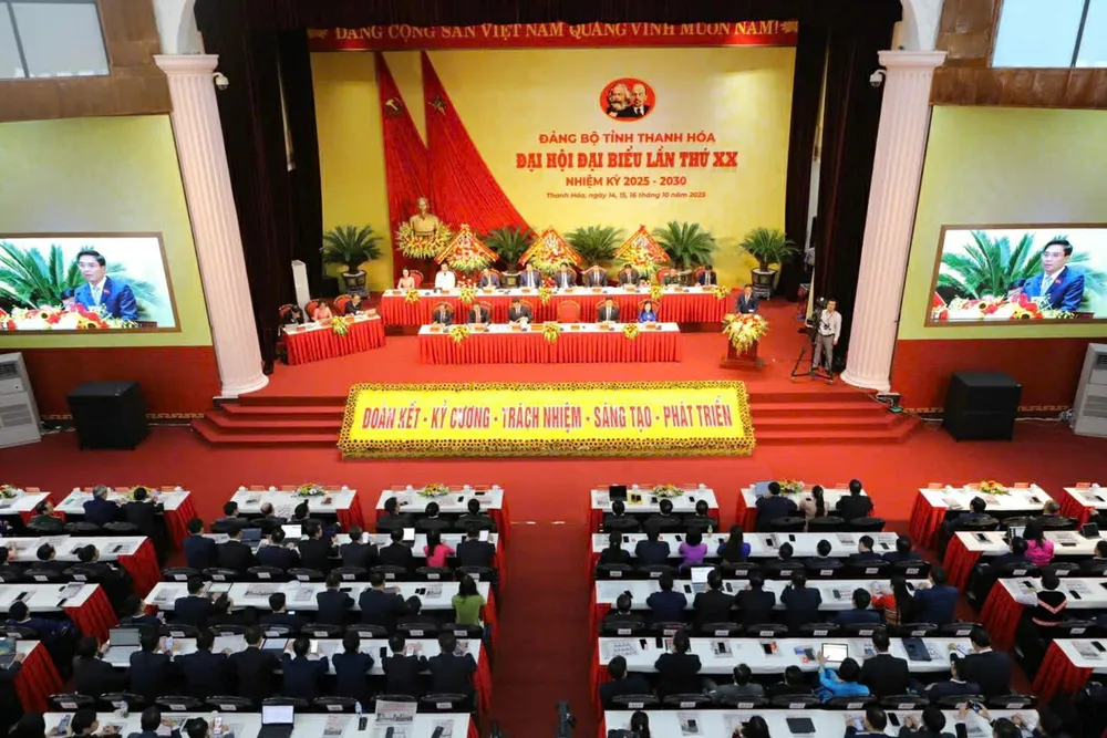 Đại hội đại biểu Đảng bộ tỉnh Thanh Hóa lần thứ XX đã thành công tốt đẹp 1.jpg