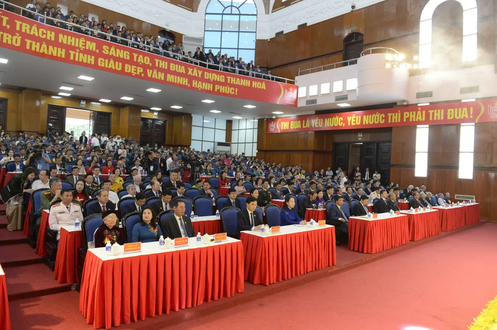 Các đại biểu dự Đại hội Thi đua yêu nước tỉnh Thanh Hóa lần thứ XI, giai đoạn 2025-2030 3.jpg