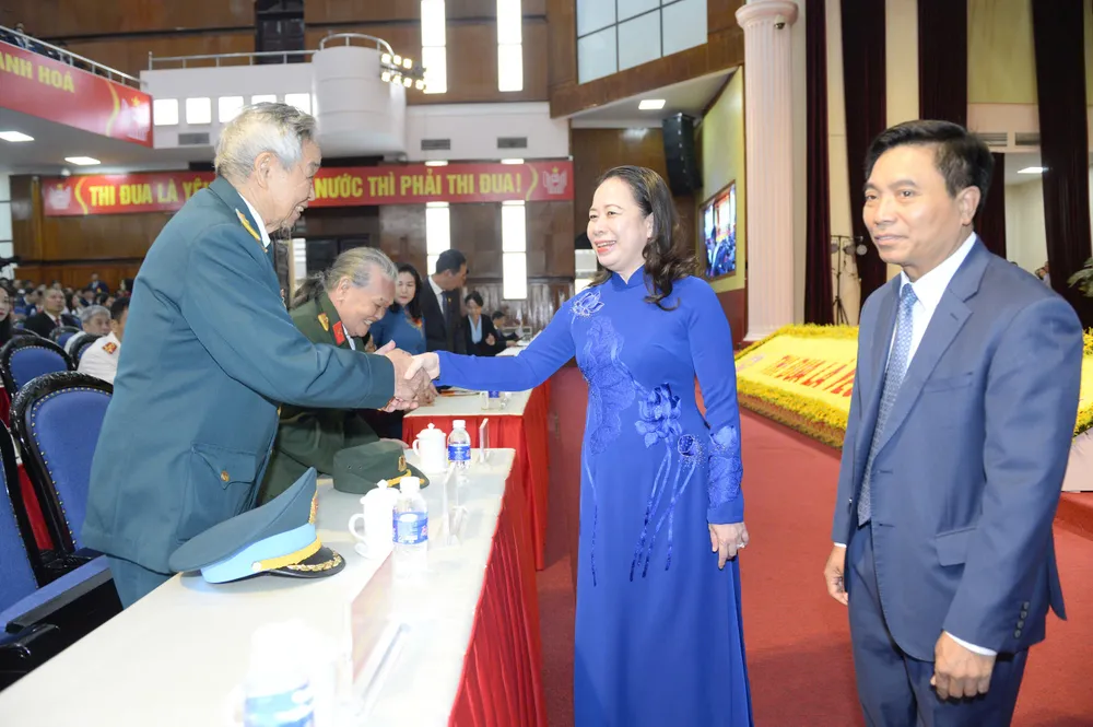 Phó Chủ tịch nước Võ Thị Ánh Xuân và các đại biểu dự Đại hội 5.jpg