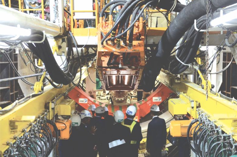 300噸重隧道掘進機。（圖片來源：互聯網）