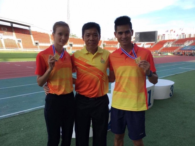 越南選手武氏莉（左）和楊文泰（右）奪得兩枚金牌。（圖片來源：互聯網）