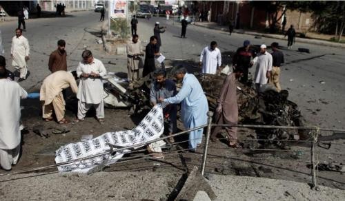 襲擊後現場（圖片來源：路透社）