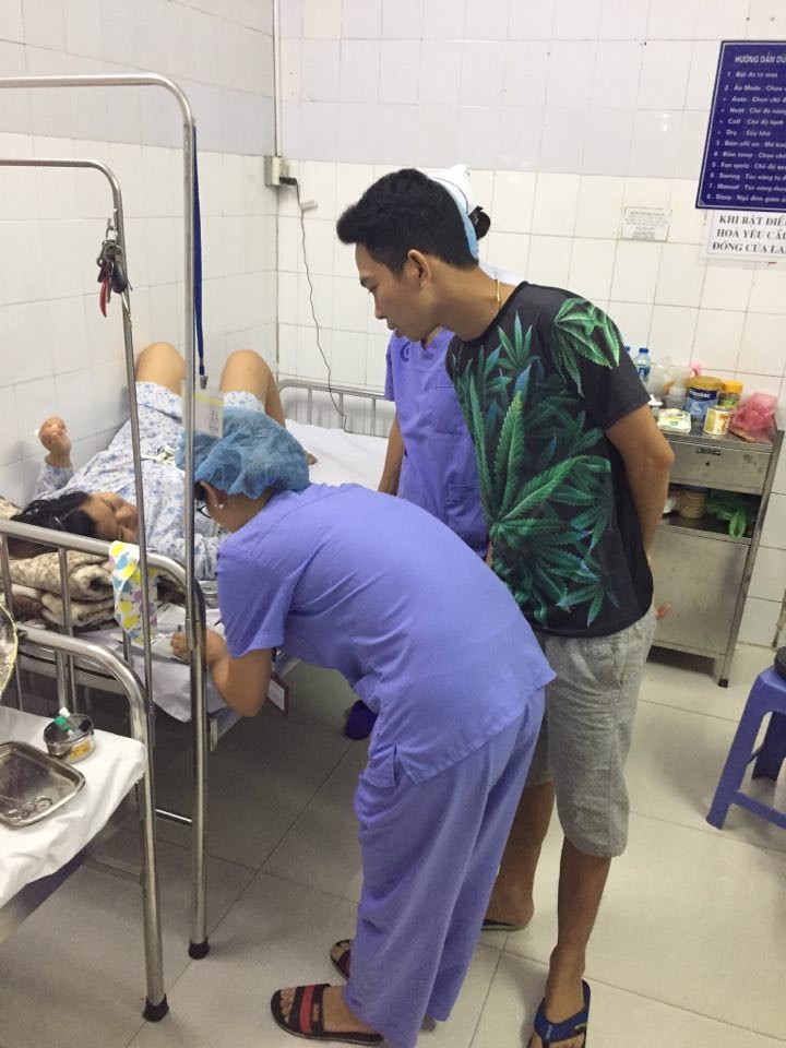 在醫院的N.T.Y.V產婦（圖片來源：互聯網）