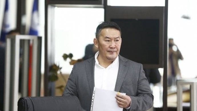 蒙古總統哈勒特馬‧巴圖勒嘎（圖片來源：互聯網）