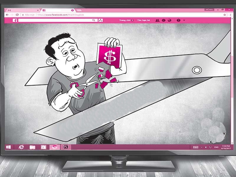 法律規定，剪碎錢幣上傳社交網，將受重罰。（圖片來源：互聯網）