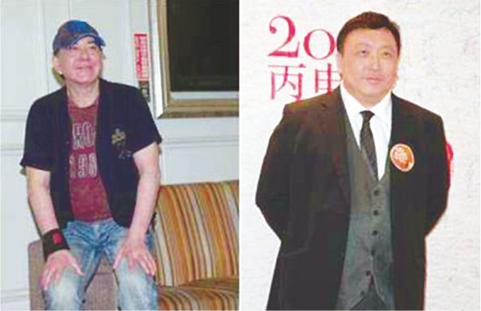 黃秋生（左）與王晶。（圖片來源：互聯網）