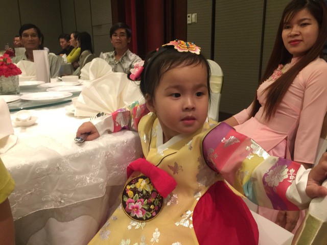 在韓國越南新娘新郎人數遞增