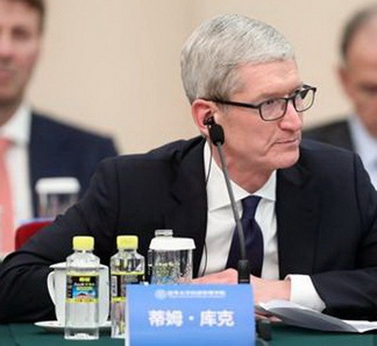  蘋果公司首席執行官庫克。