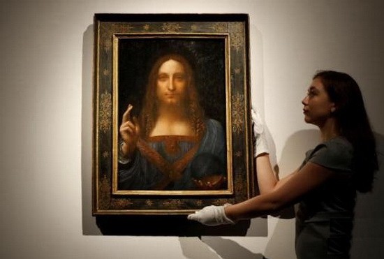 以4億5030萬美元售出的達芬奇作品《救世主》。