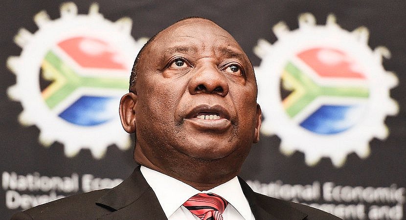 南非新總統拉馬福薩。