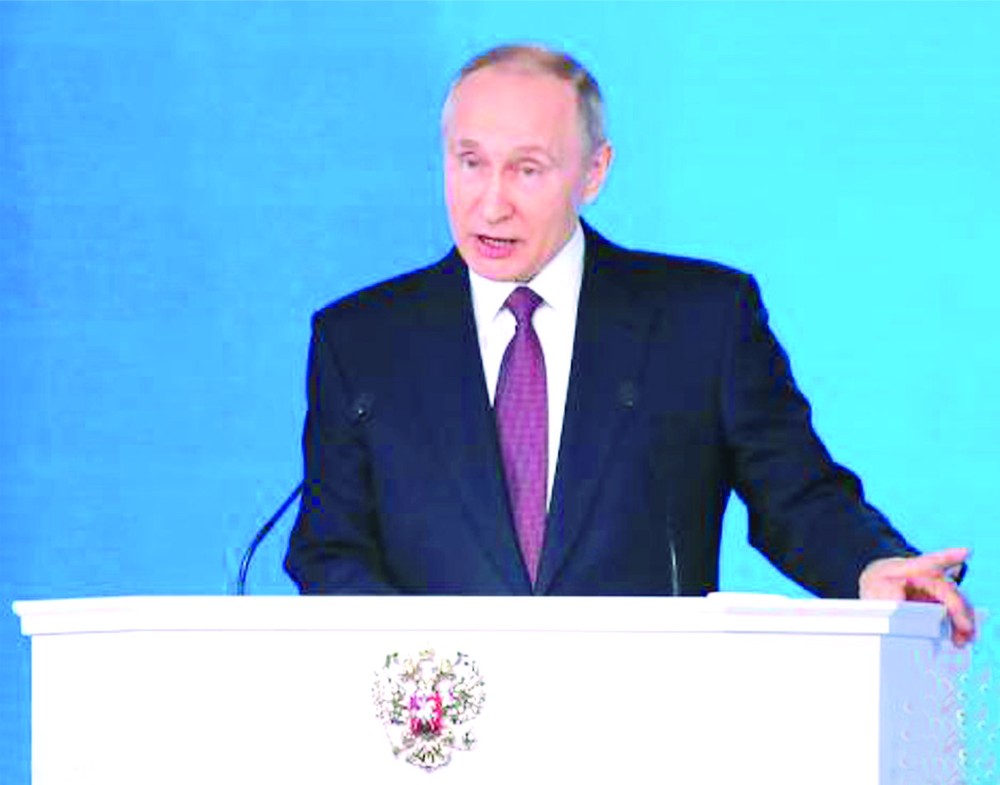 這是普京本屆任期內的最後一次國情諮文。