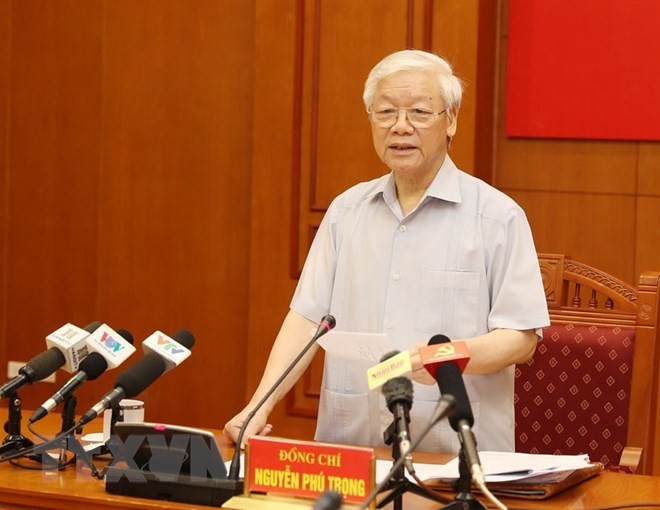 黨中央總書記阮富仲 (圖源:TTXVN)