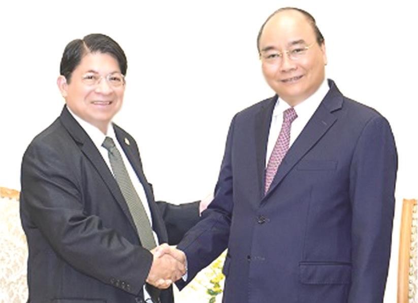 政府總理阮春福昨(6)日下午在政府辦事處接見尼加拉瓜外交部長