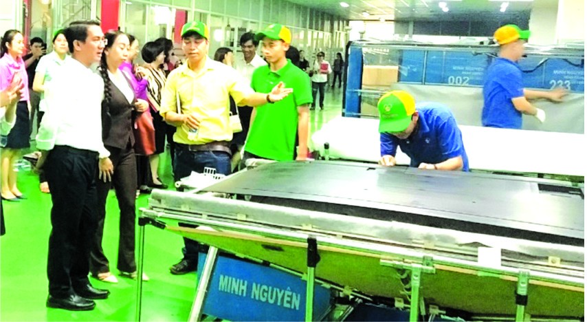 第五郡商會日前組團走訪會員企業福成集團旗下的3間公司。