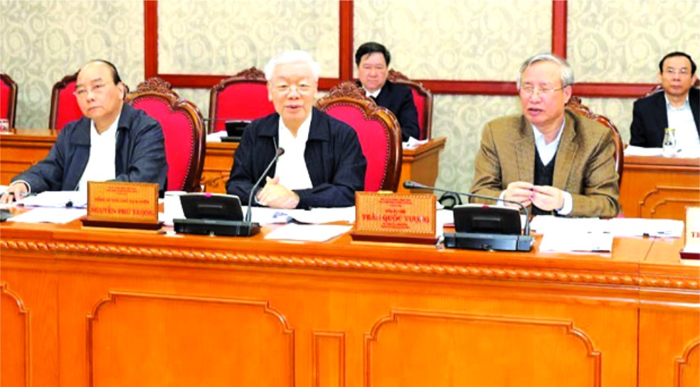 黨中央總書記、國家主席阮富仲昨(26)日在黨中央辦事處，主持了黨中央政治局有關預計2020年黨中央政治局與黨中央書記處工作計劃，以及審議、決定幹部工作與其他若干問題徵詢意見會議。