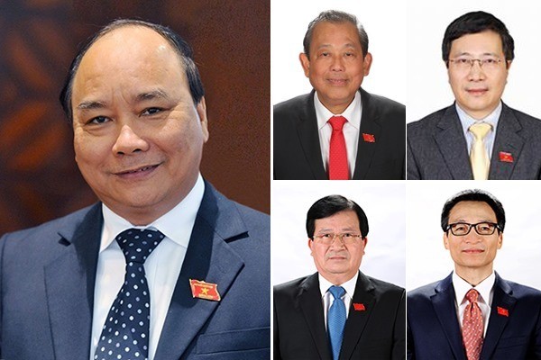 政府總理與各副總理 （（圖源：互聯網） ）