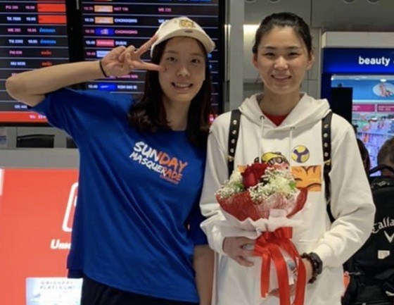 杜清清與鄭益昕。