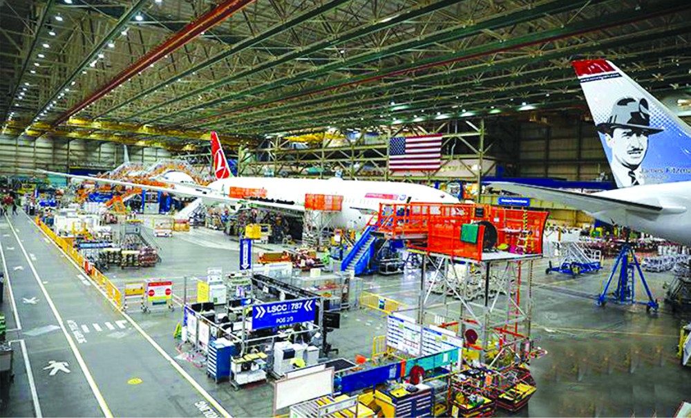 美國華盛頓州波音生產基地。