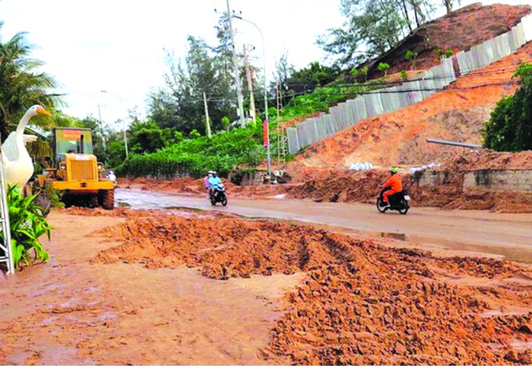 克服紅沙瀉下街道事故。