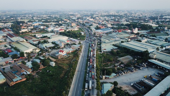 平陽省美福-新萬路線（示意圖源：互聯網） 
