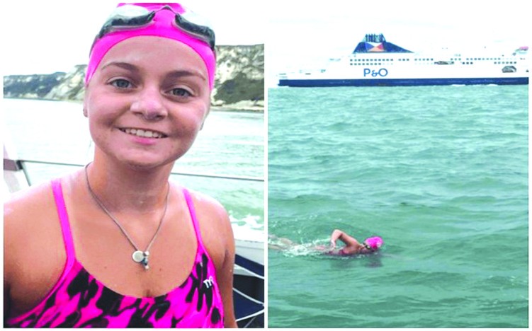 里瓦德完成橫渡英倫海峽壯舉。