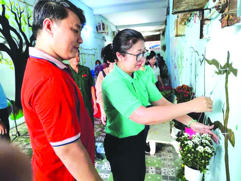 第五郡響應各級黨大會 200 天競賽運動 ảnh 4