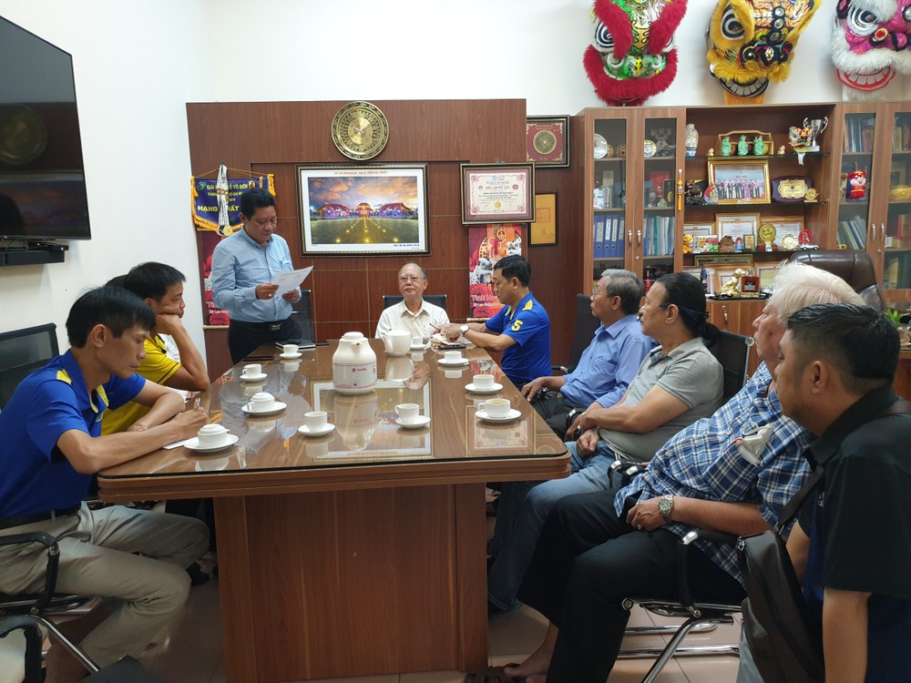 當天有市體育訓練及比賽中心副主任丁孟祥、郡體育中心主任阮玉秀，穗城、義安、崇正會館及各龍獅團代表出席。