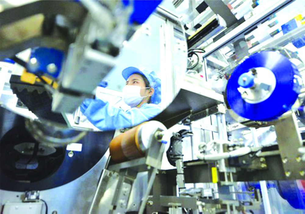 我國吸引許多高新技術企業前來投資。