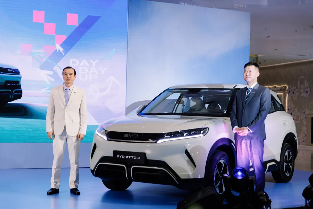 Hãng xe điện BYD (Trung Quốc) vừa ra mắt một mẫu xe mới tại thị trường TPHCM. Ảnh: ĐỨC TRUNG BYD_TECHSHOW_015.jpg