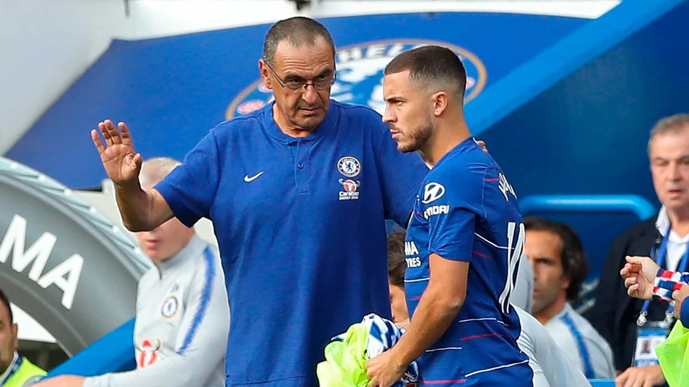 Sarri và Hazard