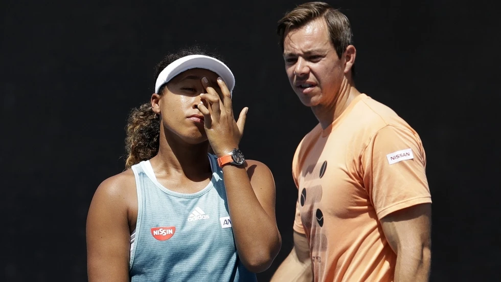 Naomi Osaka và Sascha Bajin